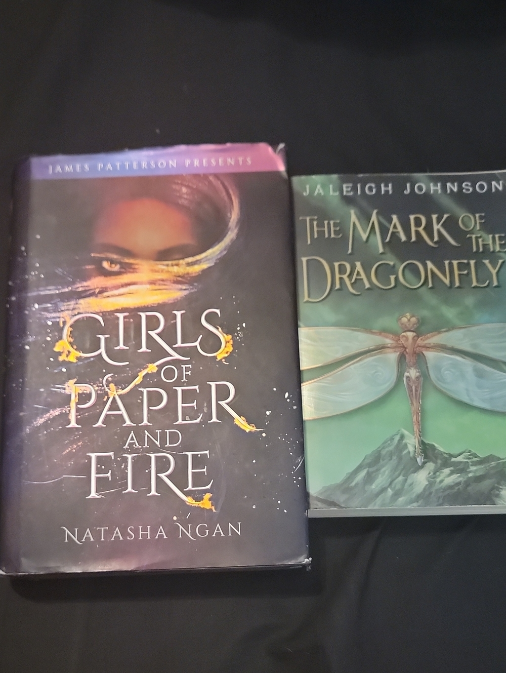 Girls of Paper and Fire by Natasha Ngan And The Mark Of The Dragonfly By Jaleigh